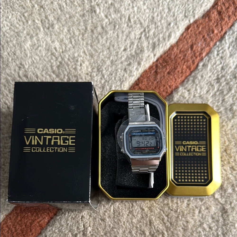 Casio Vintage Collection Silver Watch